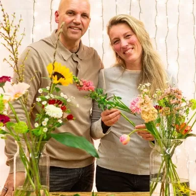 Lucinda Maria en Anton van Duijn De Bloemenloods